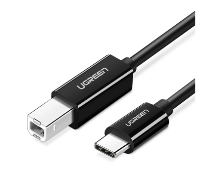 Kabel USB UGREEN Kabel USB-C 2.0 do USB-B US241 do drukarki 1m czarny